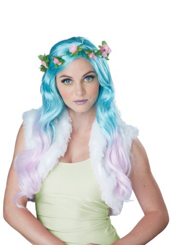 Women's Floral Fantasy Wig By: California Costume Collection for the 2022 Costume season.