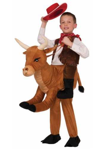 unknown Child Ride A Bull Costume