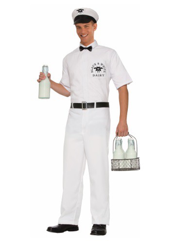Men's Vintage Milkman Costume By: Forum Novelties, Inc for the 2022 Costume season.