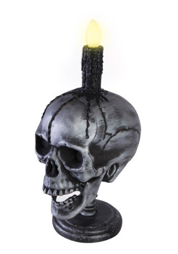 unknown Light Up Skull And Candle