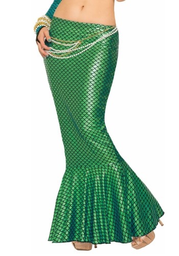 Teal Mermaid Long Tail Skirt By: Forum Novelties, Inc for the 2022 Costume season.
