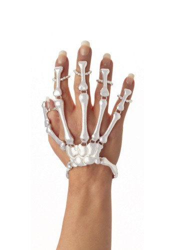 Skeleton Hand Bracelet By: Forum Novelties, Inc for the 2022 Costume season.