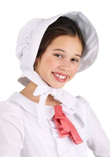 unknown Child White Pioneer Bonnet