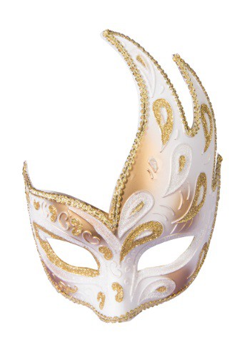 Adult Gold Half Mask w/Ribbon By: Forum Novelties, Inc for the 2022 Costume season.