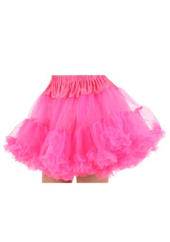 unknown Plus Size Neon Pink Petticoat