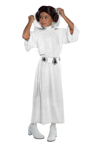Deluxe Child Princess Leia Costume By: Rubies Costume Co. Inc for the 2022 Costume season.