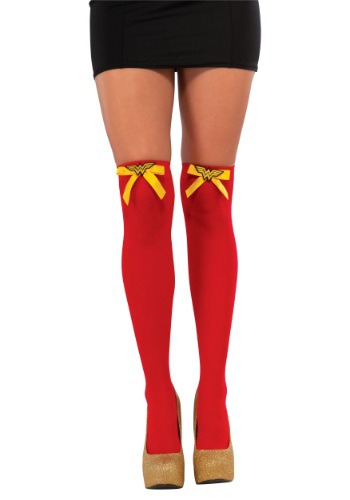 Wonder Woman Thigh High Stockings By: Rubies Costume Co. Inc for the 2022 Costume season.