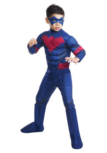Child Deluxe Nightwing Costume By: Rubies Costume Co. Inc for the 2022 Costume season.