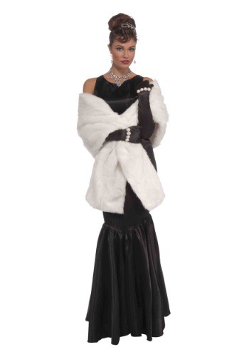 Vintage Hollywood Faux Mink Stole By: Forum Novelties, Inc for the 2022 Costume season.