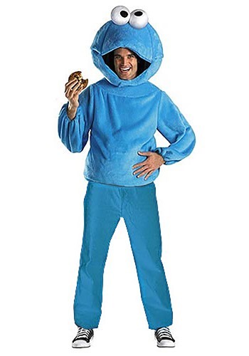 Adult Cookie Monster Costume -image