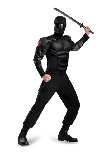 Adult Snake Eyes Classic Muscle Costume By: Disguise for the 2022 Costume season.