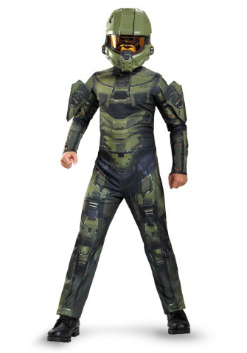 Boys Master Chief Classic Costume By: Disguise for the 2022 Costume season.