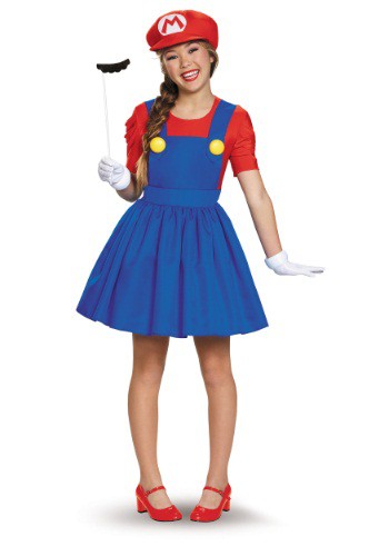 Tweens Mario Skirt Costume By: Disguise for the 2022 Costume season.
