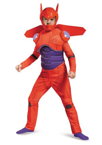 unknown Boys Red Baymax Deluxe Costume