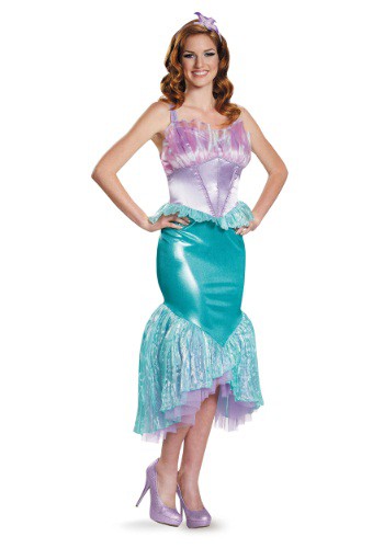 Deluxe Womens Ariel Costume By: Disguise for the 2022 Costume season.