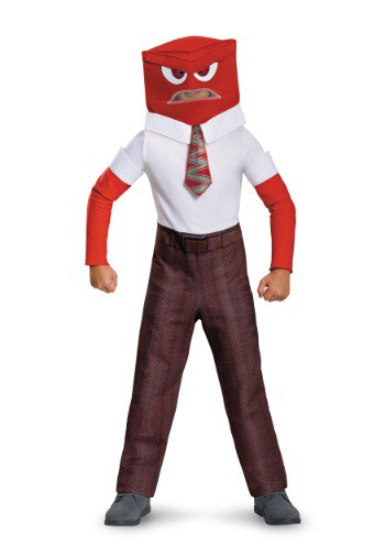 Inside Out Anger Classic Boys Costume By: Disguise for the 2022 Costume season.