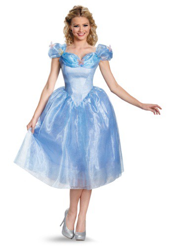 Women's Deluxe Cinderella Movie Costume By: Disguise for the 2022 Costume season.
