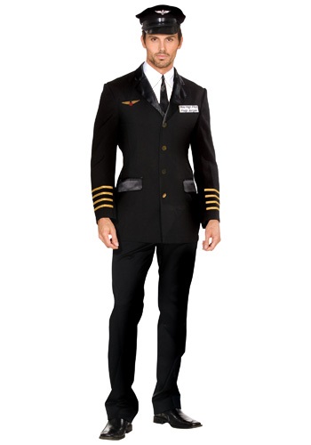 Mens Mile High Pilot Costume By: Dreamgirl for the 2022 Costume season.