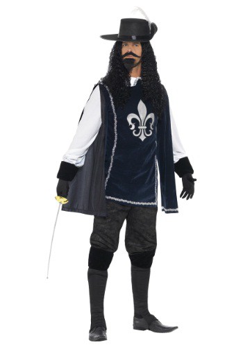Men's Brave Musketeer Costume By: Smiffys for the 2022 Costume season.