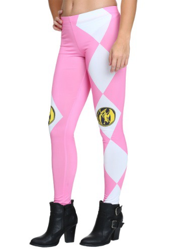 unknown Womens Power Rangers Pink Ranger Leggings