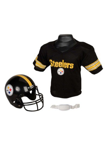 Child NFL Pittsburgh Steelers Helmet and Jersey Set By: Franklin Sports for the 2022 Costume season.