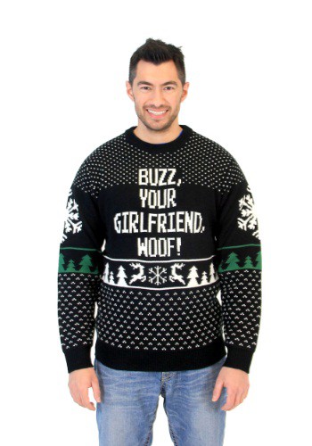 Adult Home Alone Buzz Your Girlfriend Woof Sweater
