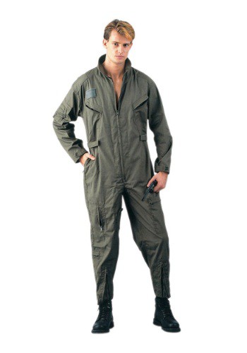 Adult Olive Green Military Flightsuit By: Rothco for the 2022 Costume season.