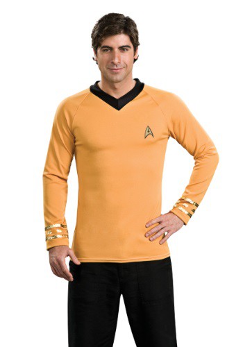 Star Trek Classic Deluxe Captain Kirk Shirt By: Rubies Costume Co. Inc for the 2022 Costume season.