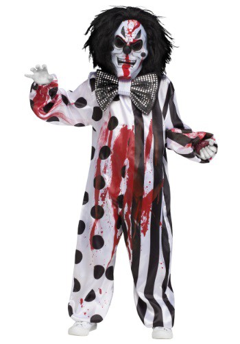 Child Bleeding Killer Clown Costume By: Fun World for the 2022 Costume season.