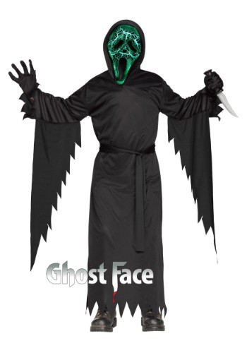 Child Smoldering Ghost Face Costume