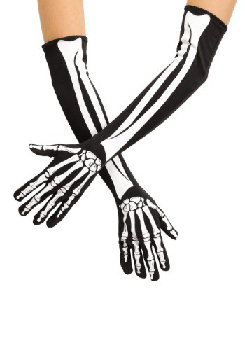 Adult Skeleton Opera Gloves By: Fun World for the 2022 Costume season.