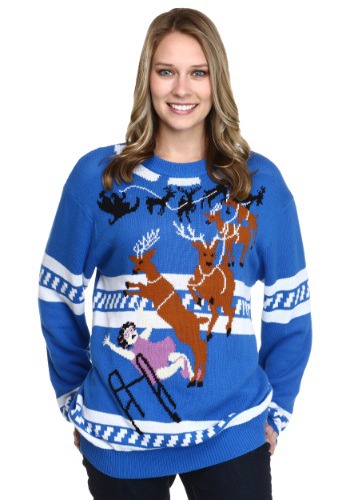 Granny Got Run Over by a Reindeer Ugly Christmas Sweater By: FunQi for the 2022 Costume season.