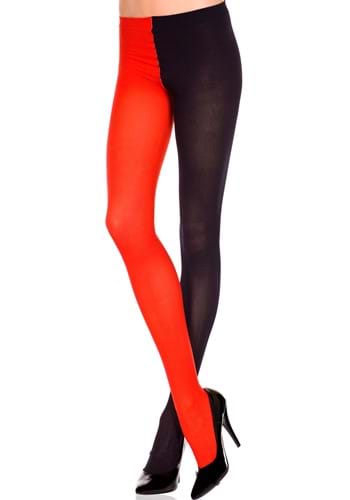 Plus Size Opaque Jester Tights By: Music Legs for the 2022 Costume season.