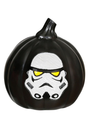 Star Wars Stormtrooper Light Up Black Pumpkin