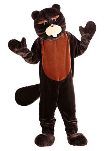 Beaver Mascot Costume -image