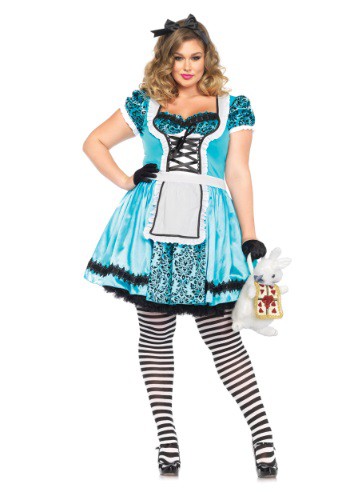 unknown Plus Size Looking Glass Alice Costume