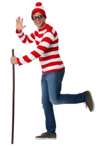 Adult Deluxe Where's Waldo Costume