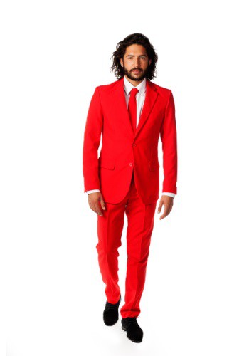 unknown Mens Opposuits Red Suit