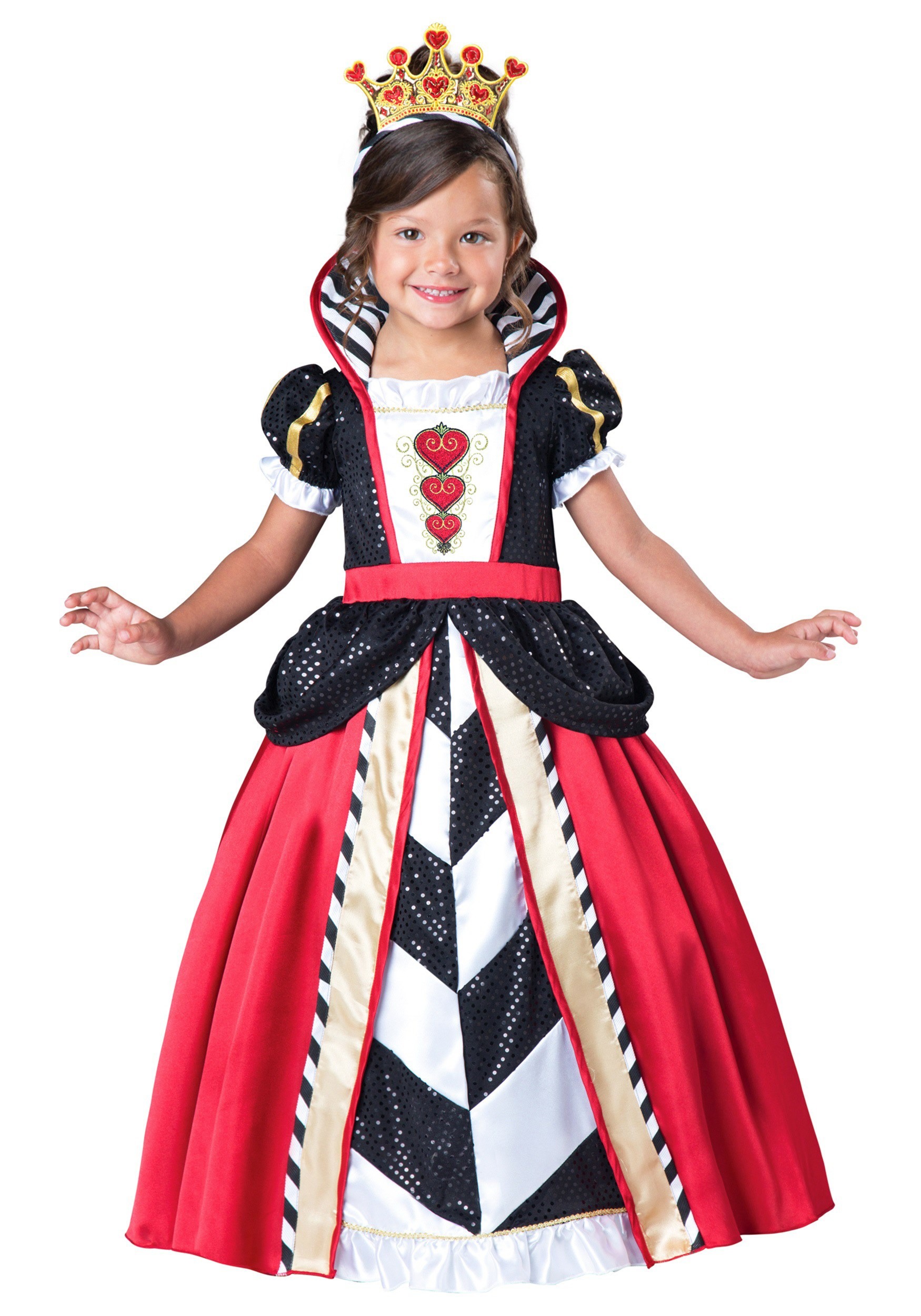Toddler Girls Queen of Hearts Costume