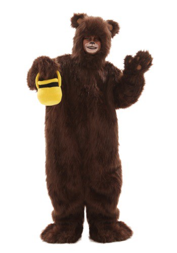 unknown Child Deluxe Furry Brown Bear Costume