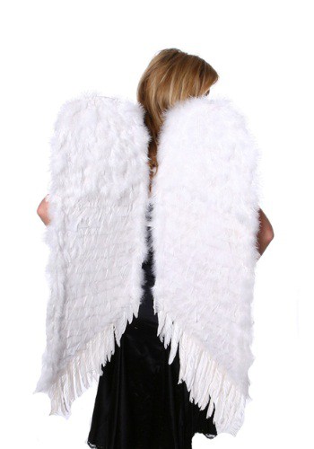 Large White Feather Angel Wings By: Zucker Feather for the 2022 Costume season.