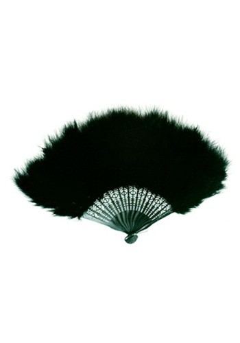 Black Marabou Feather Fan By: Zucker Feather for the 2022 Costume season.