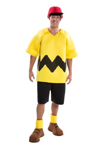 Peanuts Adult Charlie Brown Costume By: LF Products Pte. Ltd. for the 2022 Costume season.