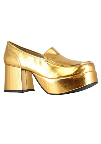 Gold Daddio Pimp Shoes By: Ellie for the 2022 Costume season.