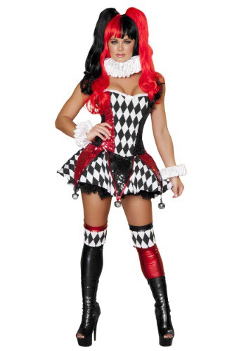 Women s Court Jester Cutie Costume