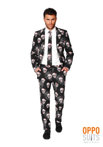 unknown Men's OppoSuits Skulleton Suit