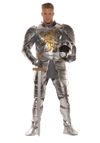 Men's Plus Size Knight in Shining Armor Costume By: Underwraps for the 2022 Costume season.