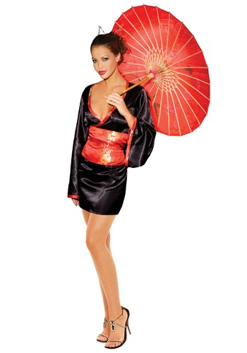 Sexy Japanese Doll Costume -image