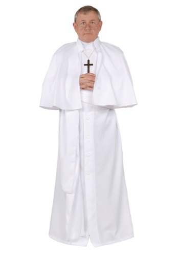 Men's Pope Costume By: Underwraps for the 2022 Costume season.