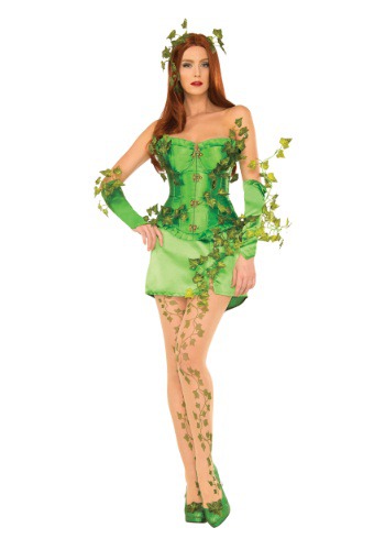 unknown Women's Deluxe Poison Ivy Corset Costume